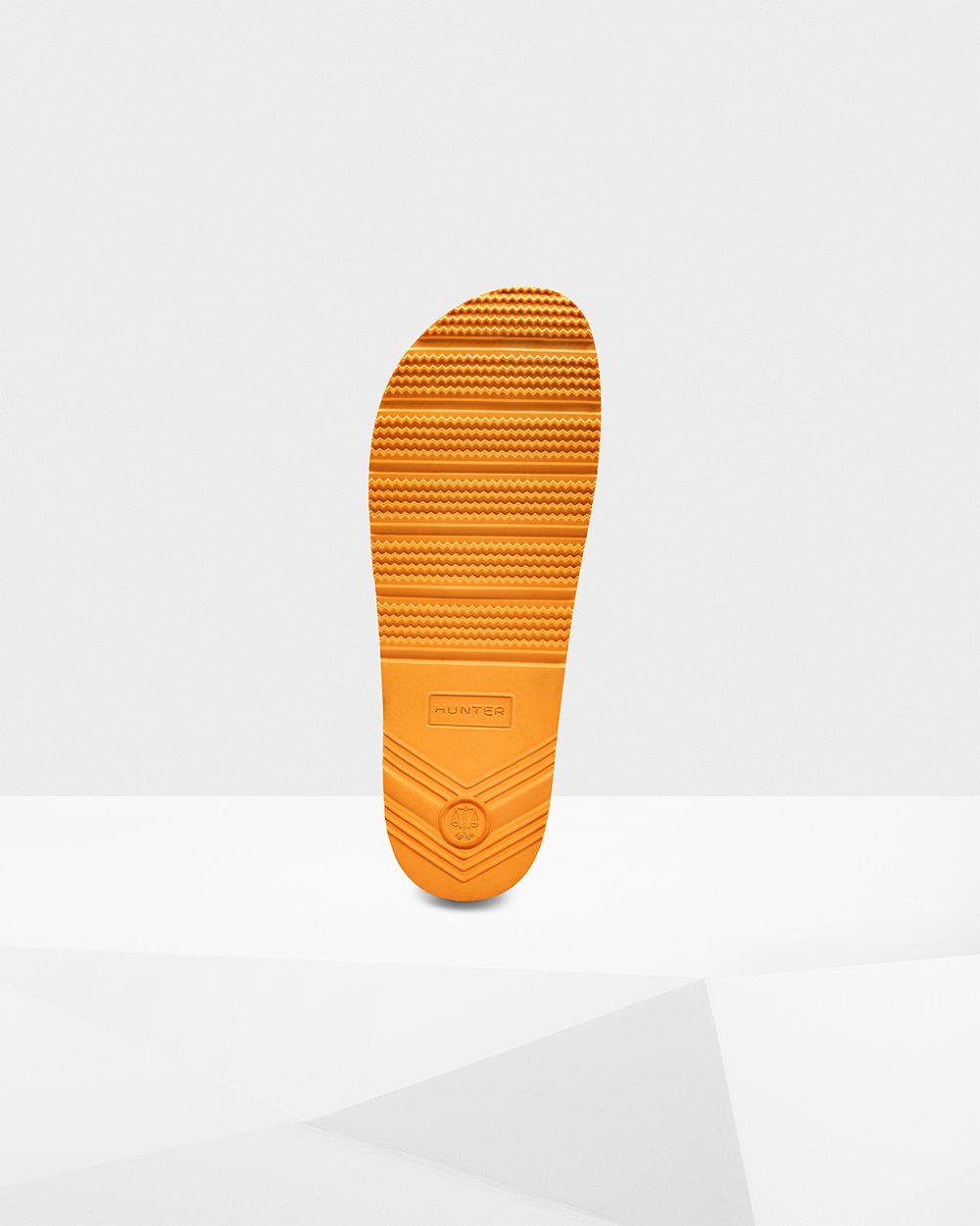 Womens Slides - Hunter Original Lightweight Moulded (74QFUMOXR) - Orange